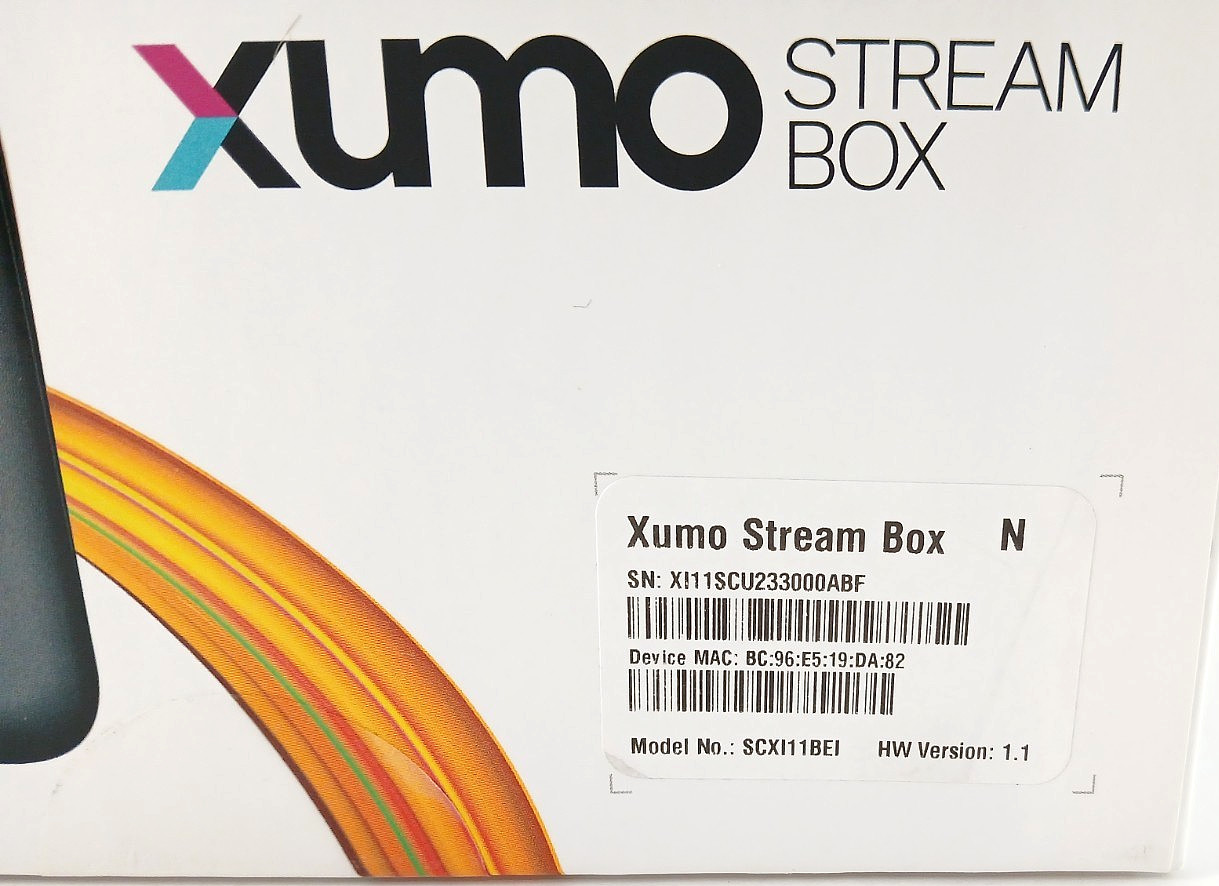 XUMO Stream Box 4k UHD Streaming Device With Voice-Controlled Remote NEW SEALED!