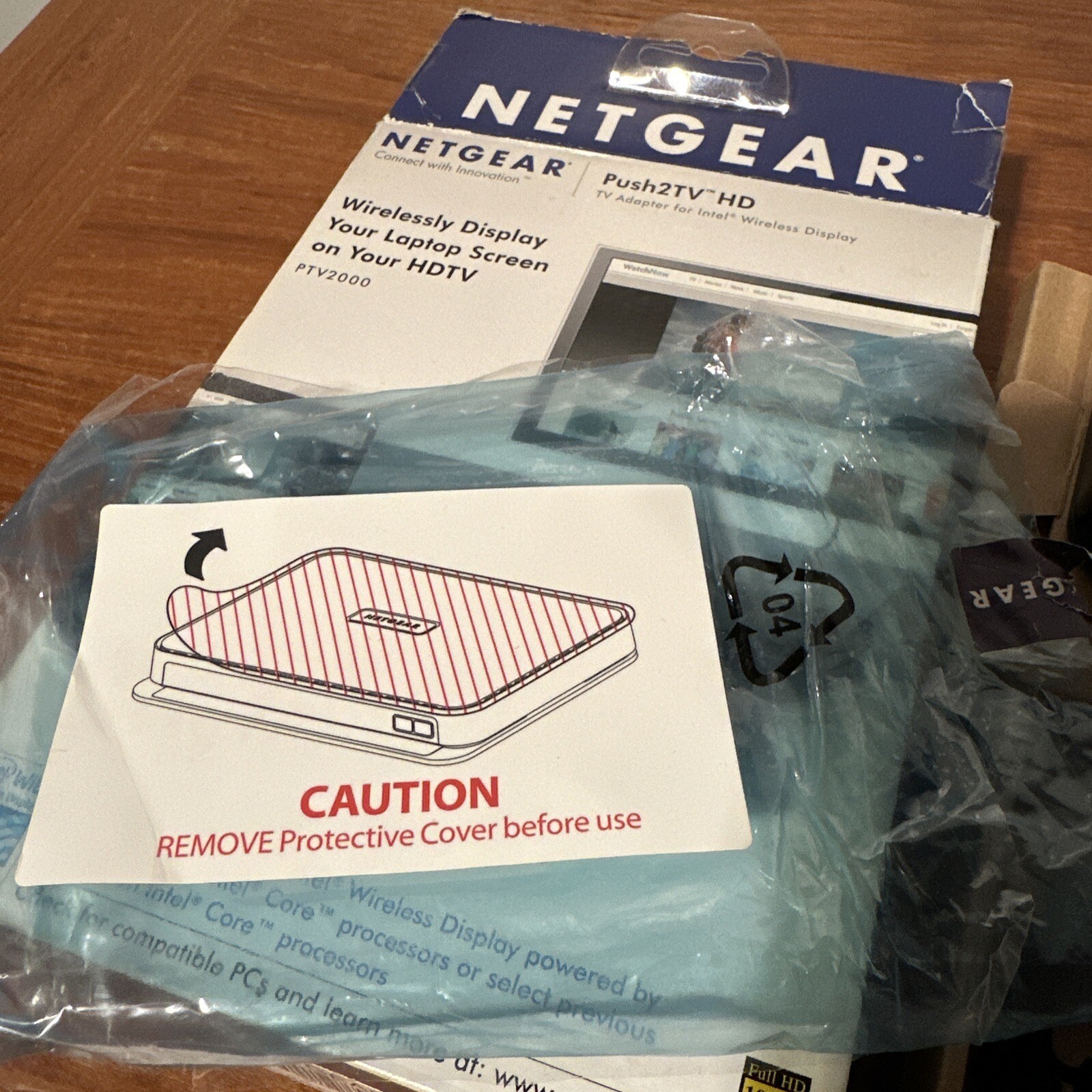 Netgear PTV2000 PUSH2TV HD 1080P Adapter for Intel Wireless Display