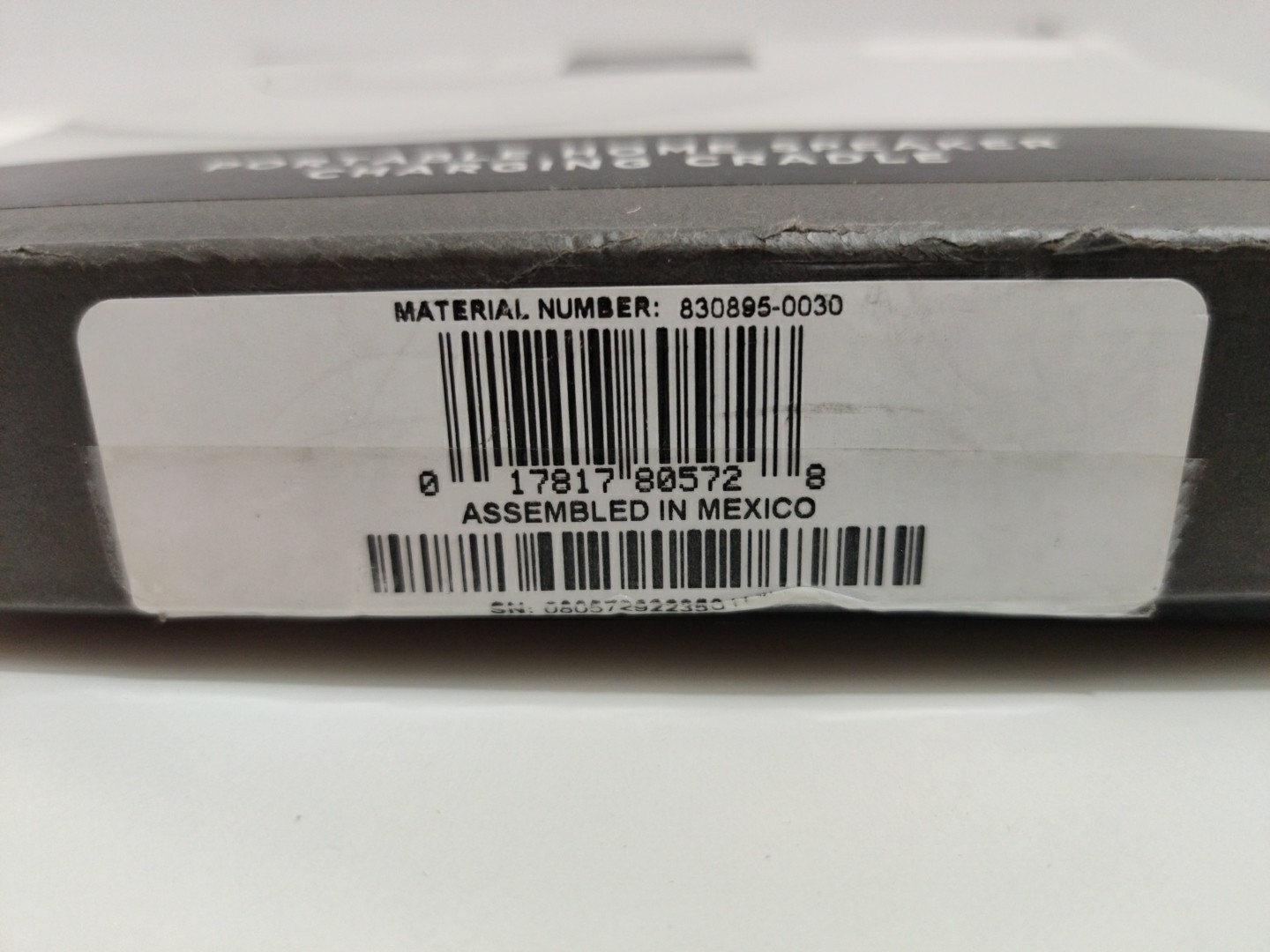 OPEN BOX Bose 830895-0030 Portable Home Speaker Charging Cradle Silver Genuine