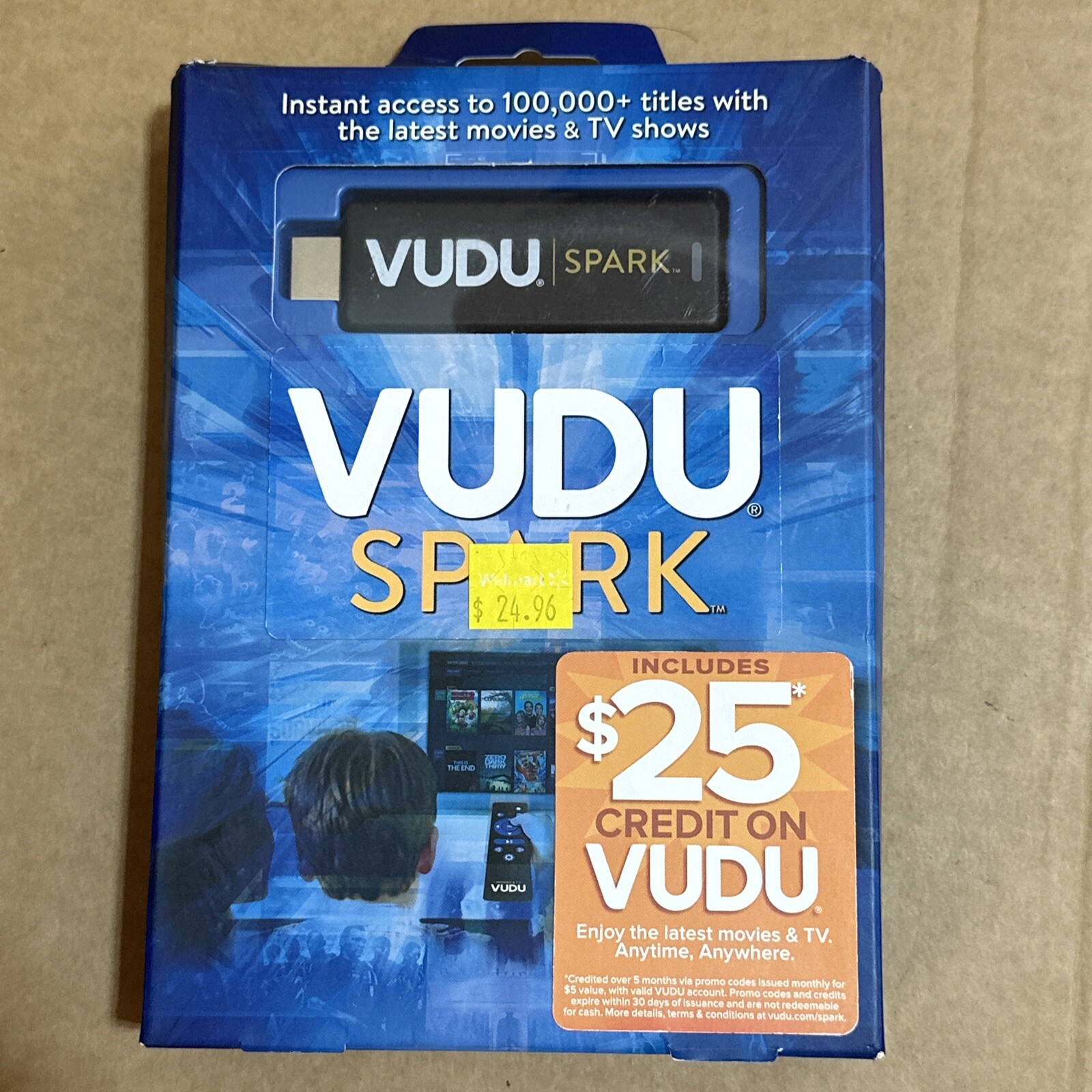 Vudu Spark Digital Media Streamer HDMI Streaming Stick – Credit May Expire – New
