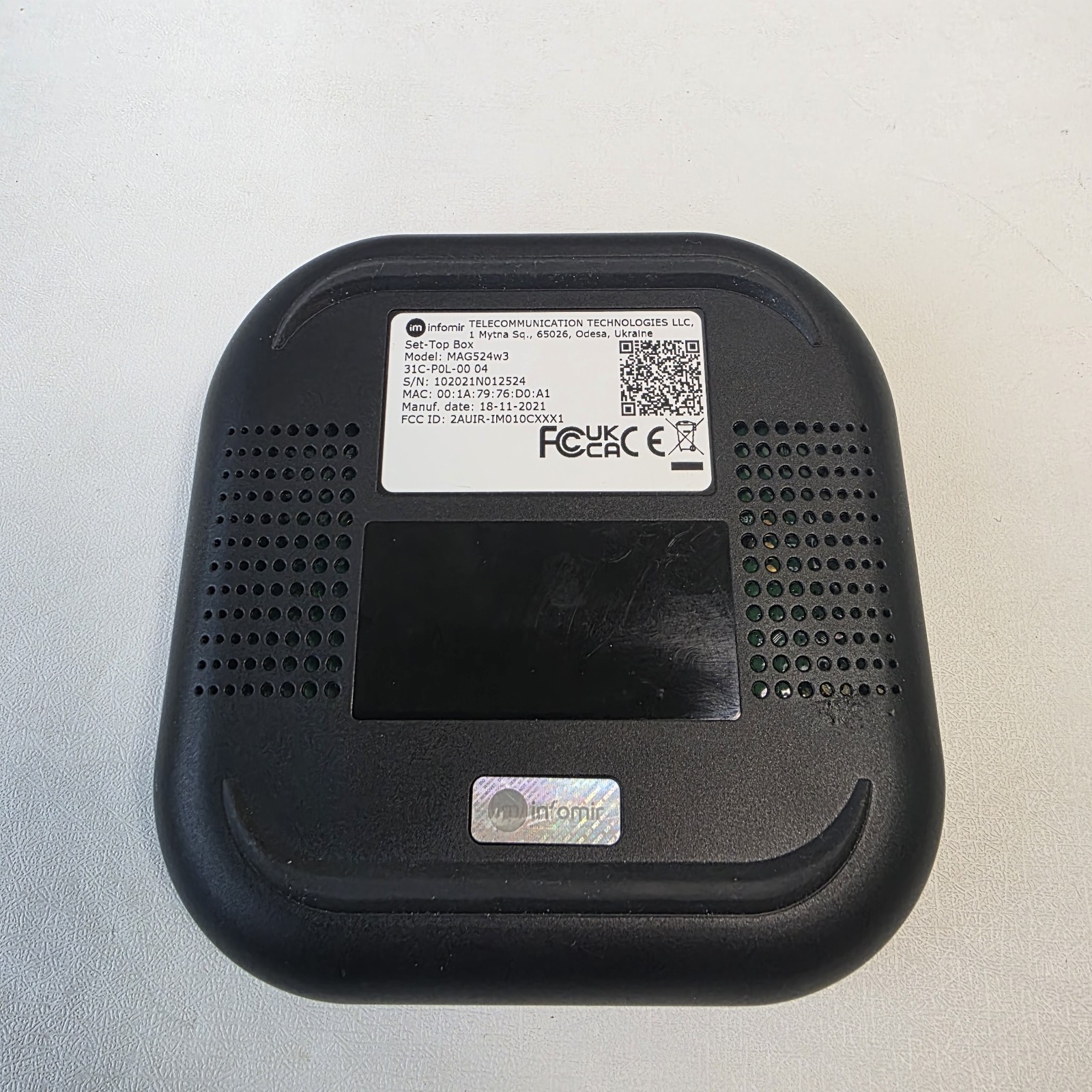 Infomir MAG524w3 Set-Top Box NO REMOTE