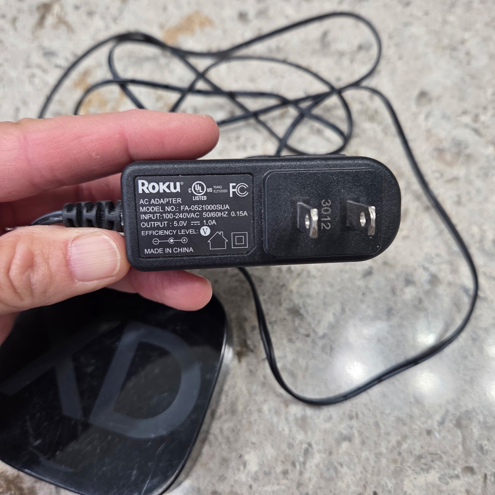 Roku 2 XD Model 3050X Streaming Media Player With Power Adapter Tested