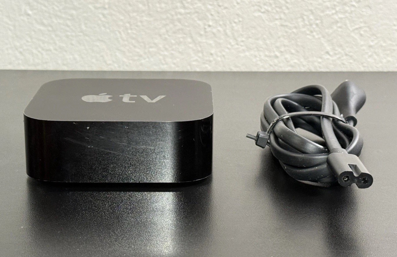 Apple TV HD 4th Gen 32GB A1625 Media Streamer w/ Power Cord No Remote 1080p FHD