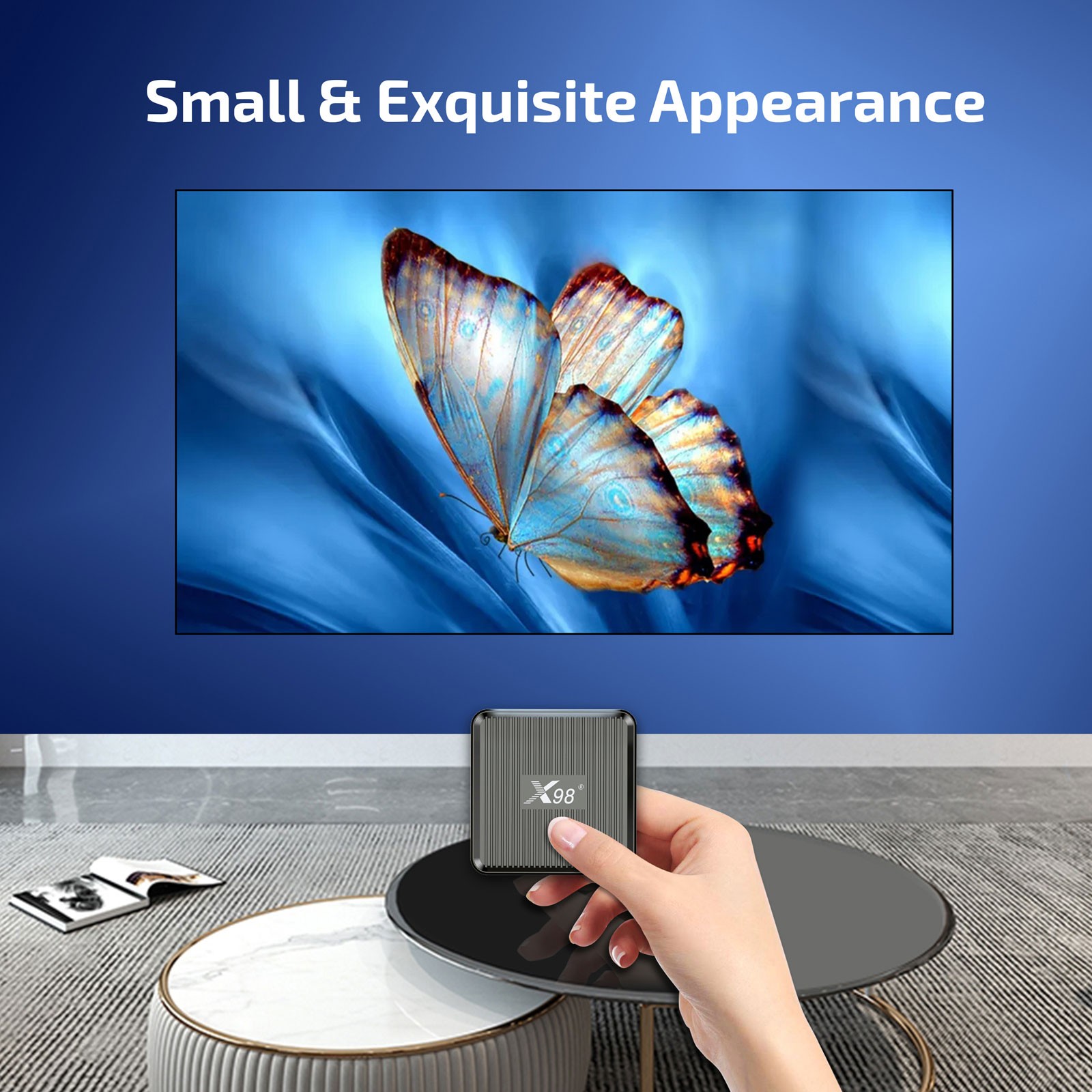X98Q 11.0 Box Amlogic S905W2 UHD 4K Media Player 2.4G/5G D TJIT