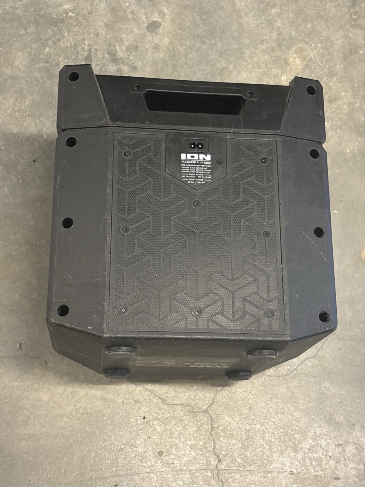 ION Tailgater Plus Portable Outdoor Wireless Bluetooth Speaker Working No Knobs