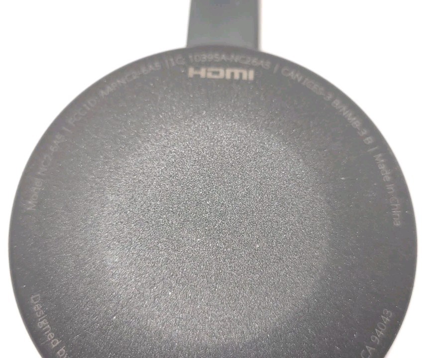 Google Chromecast 2 1080p Media Streaming Device – Black (NC2-6A5)