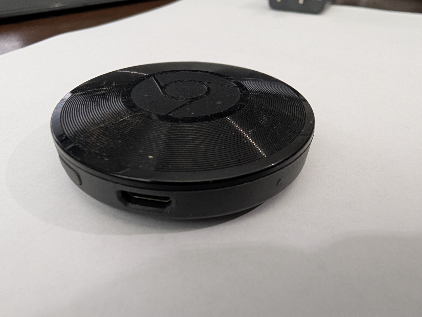 Google Chromecast Audio Media Streamer – Black (RUX-J42)