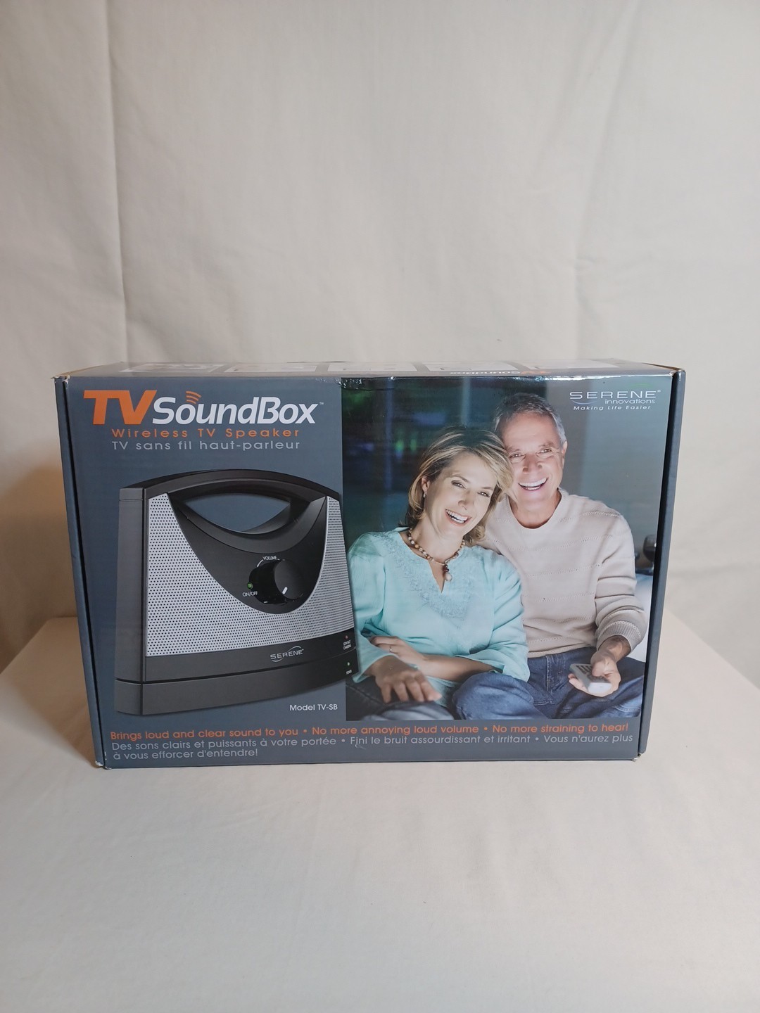 Serene Sereonic TV-SoundBox TV Sound Box Rechargeable Base.