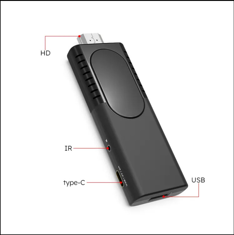 Android TV 10 U8 Stick 2GB 16GB Dual-Band Player Bluetooth Voice