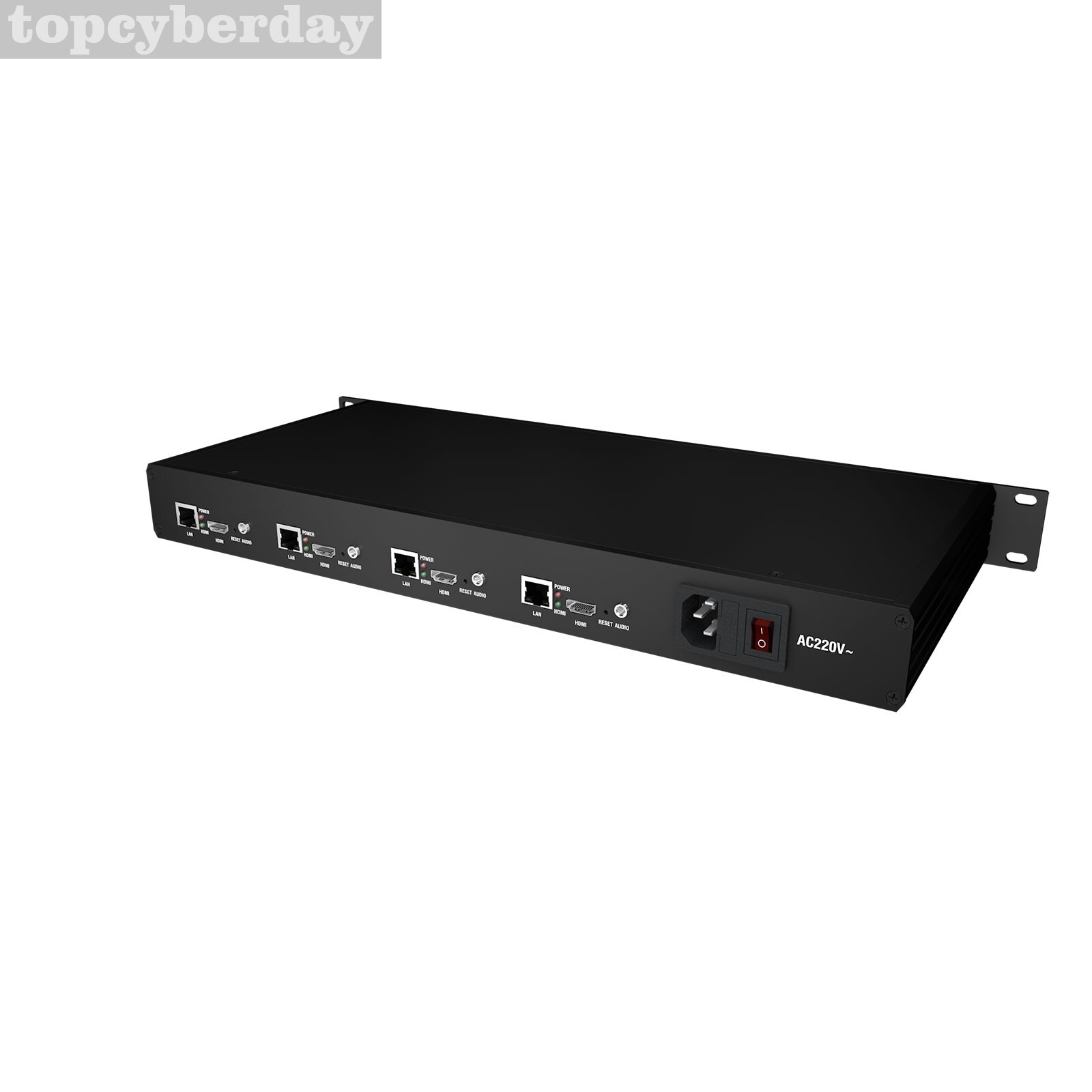 4Ch HDMI-compatible to Network 1080P 60FPS Audio Video Encoder with 1U Rack