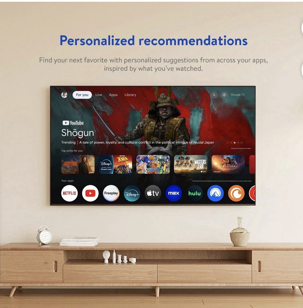 onn 4K Plus Streaming Device, Google TV – Ultra-fast Streaming, Stunning 4K UHD