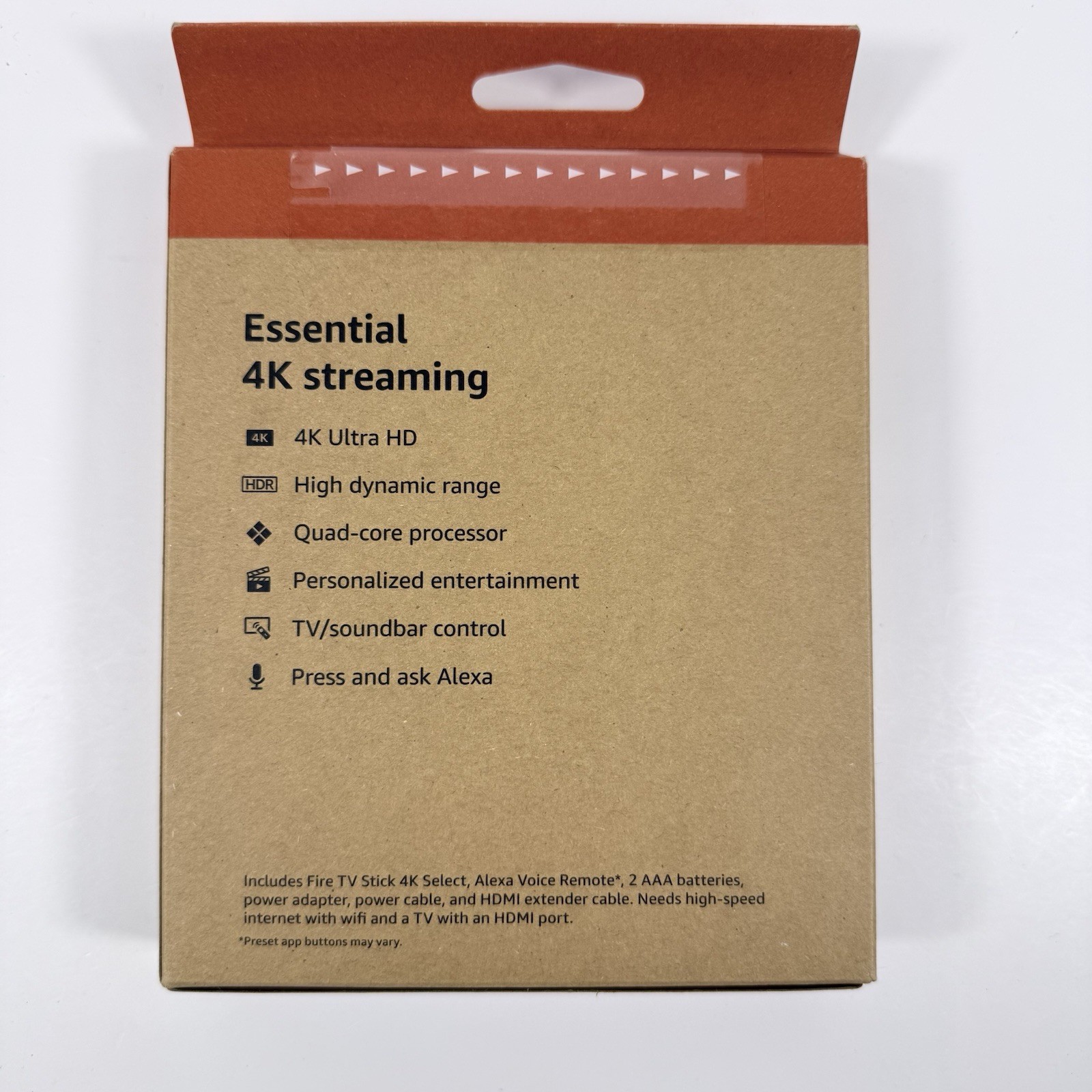 Amazon Fire TV Stick 4K Select Streaming Media Player 8GB Wi-Fi 5 Alexa Remote