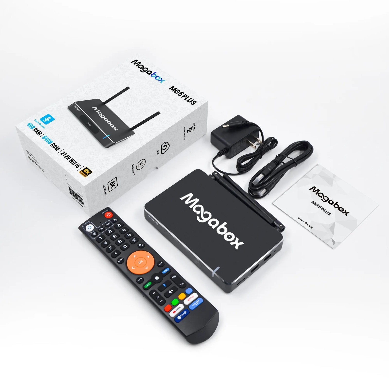 NEW Magabox MG5 Plus STREAMING BOX NEW IN BOX – Authorized Distributor