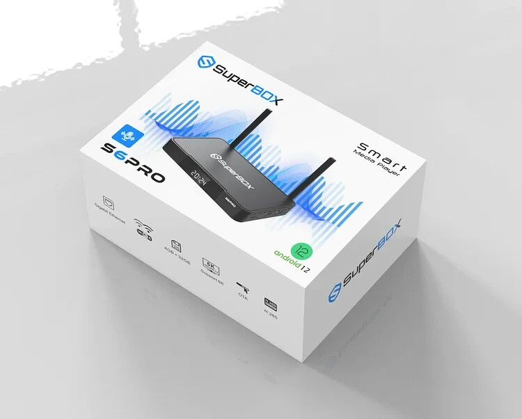 Superbox Tv Box S6 Pro 32GB Streaming Media Player