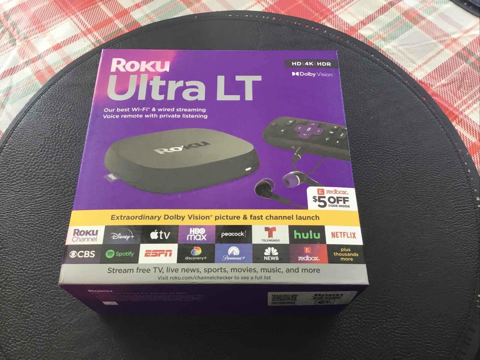 New Sealed Roku Ultra LT HD/4K/HDR Dolby Vision 4-Core Streaming Media Player