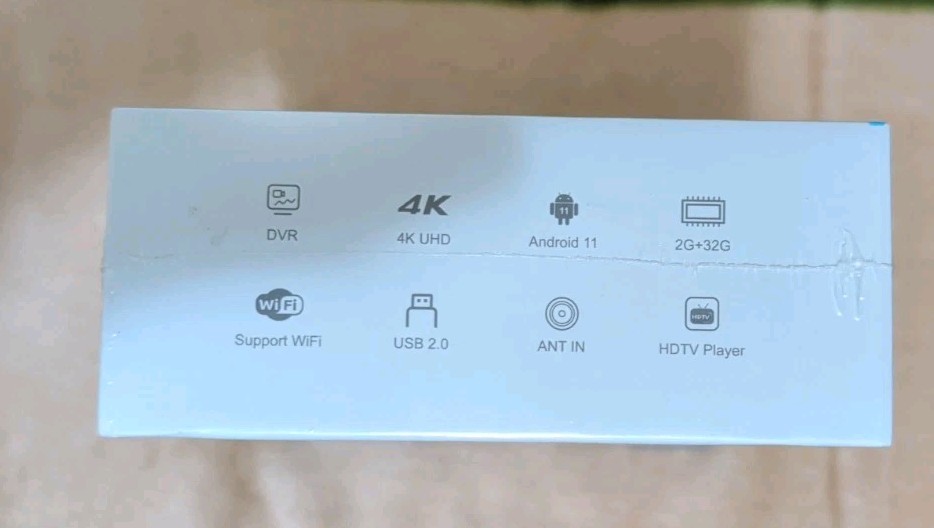 GTMEDIA 4K Android 11 Smart TV Box + ATSC 3.0 Tuner 2 in 1 OTA Tuner Support DVR