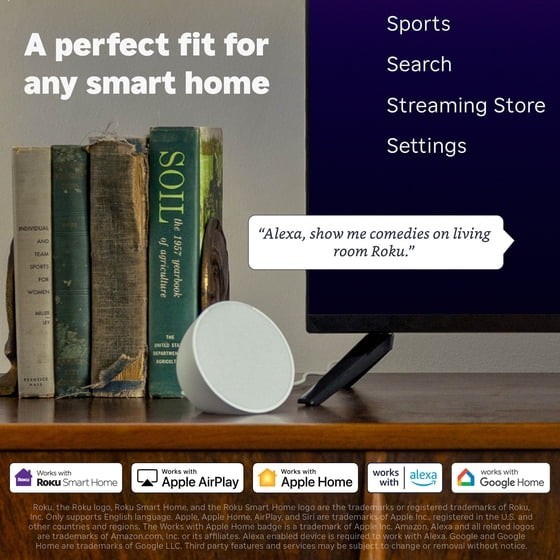 Roku Streaming Stick HD Voice Remote Bluetooth Streaming Device for TV