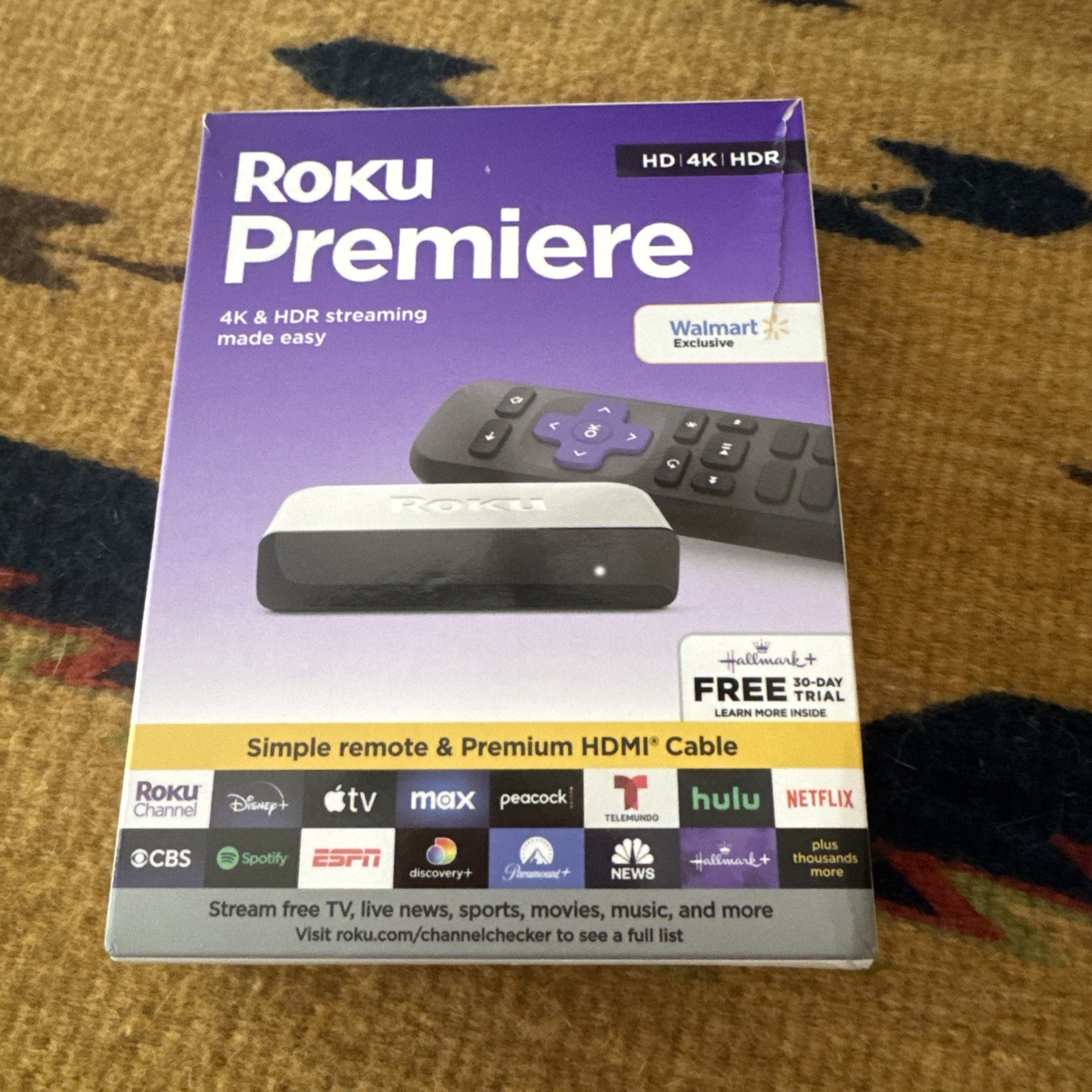 Roku Premiere – HD/4K/HDR -2022- Streaming Device- SKU# 3920RW