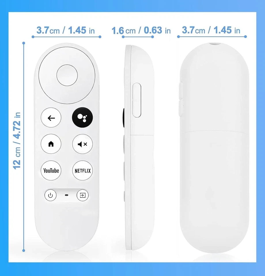 NEW Chromecast with Google TV (4K) – Snow (REMOTE ONLY)