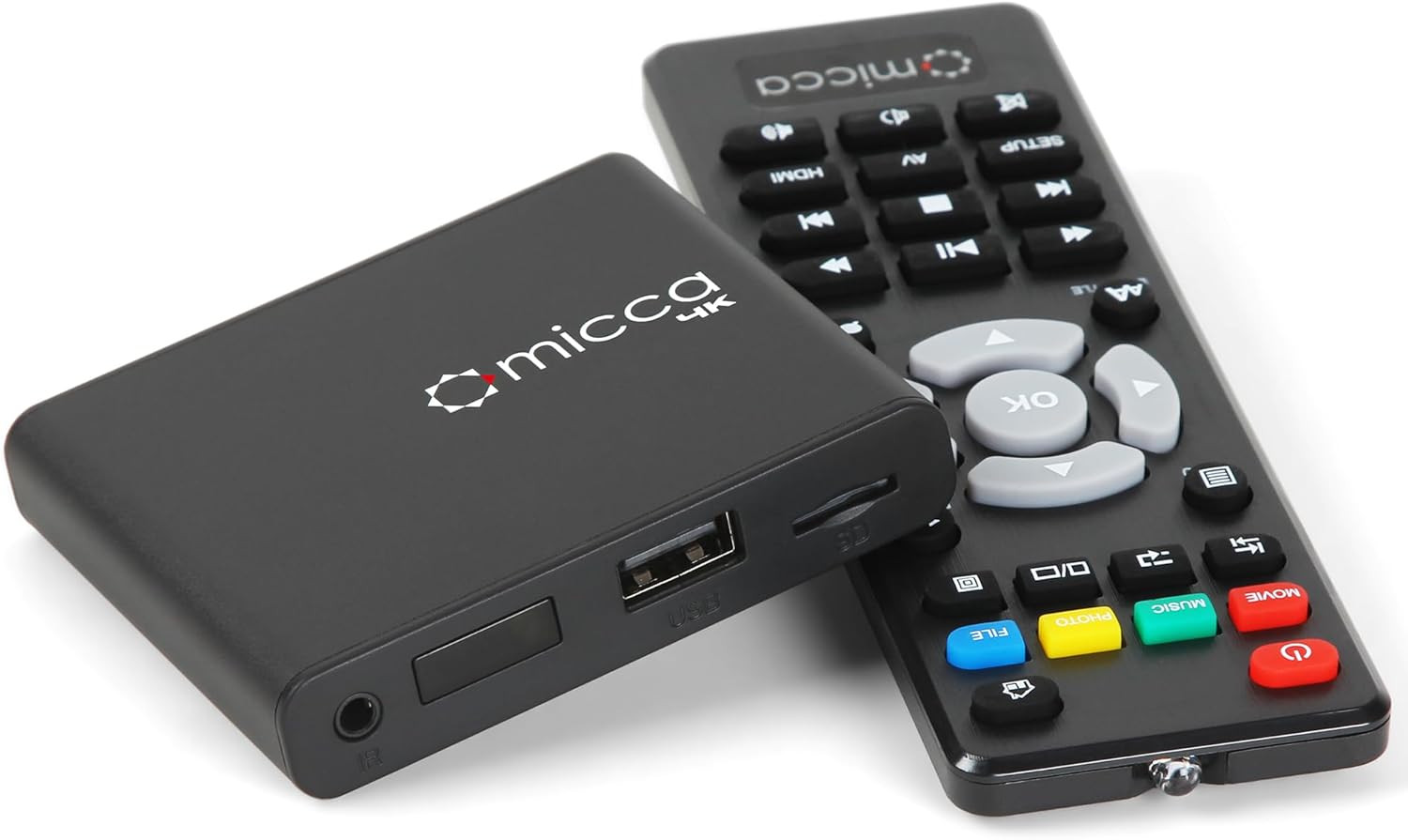 Micca 4K Ultra-Hd Digital Media Player for USB Drives and Microsd Cards, Digital