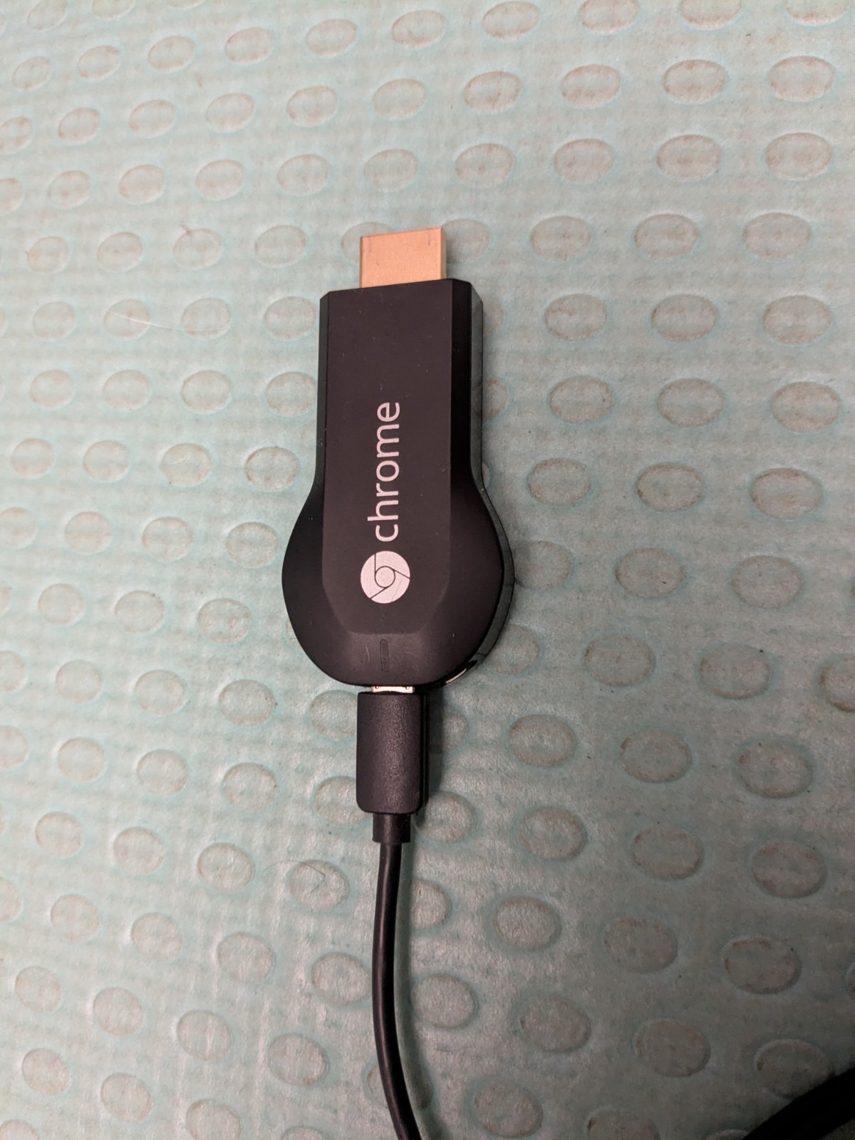 Google Chromecast 1st Gen H2G2-42 HDMI Media Player W/ Power Supply & Cable