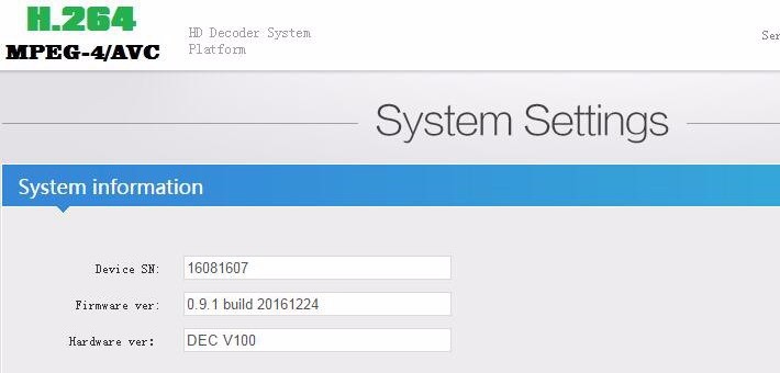 H.264 HTTP RTSP RTMP UDP stream decoder from video Encoder, HDMI & VGA output