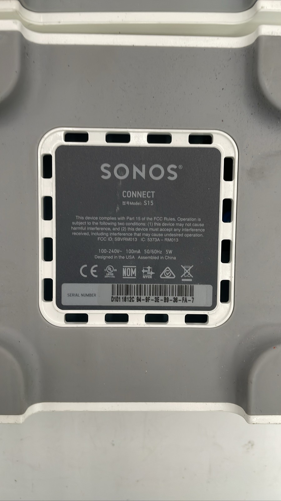 Sonos ZonePlayer ZP100 ZP120 Connect Amp Wireless Streaming Amplifier Lot of 5