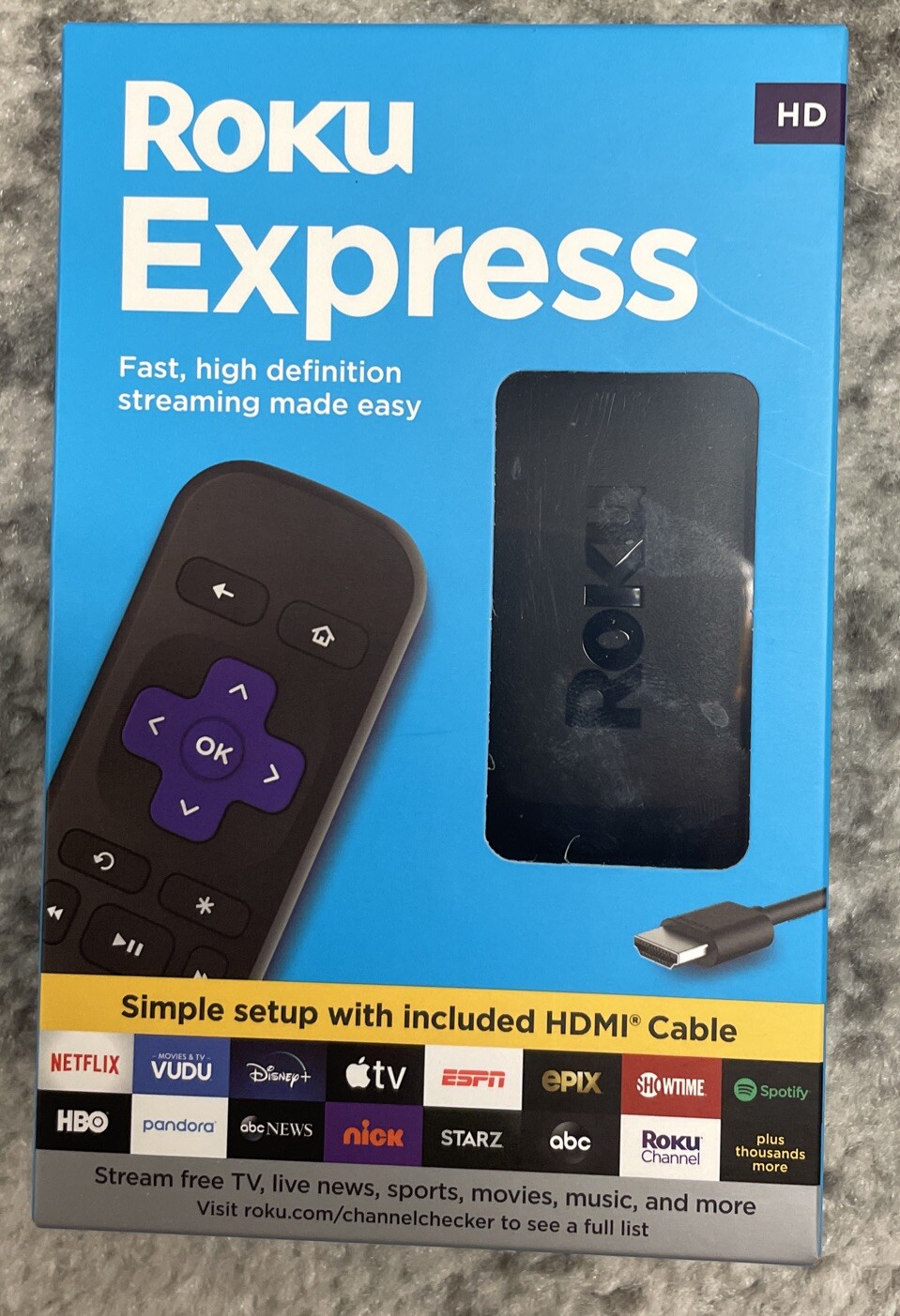 Roku Express HD Streaming Media Player 2020 (F/S) 3930R