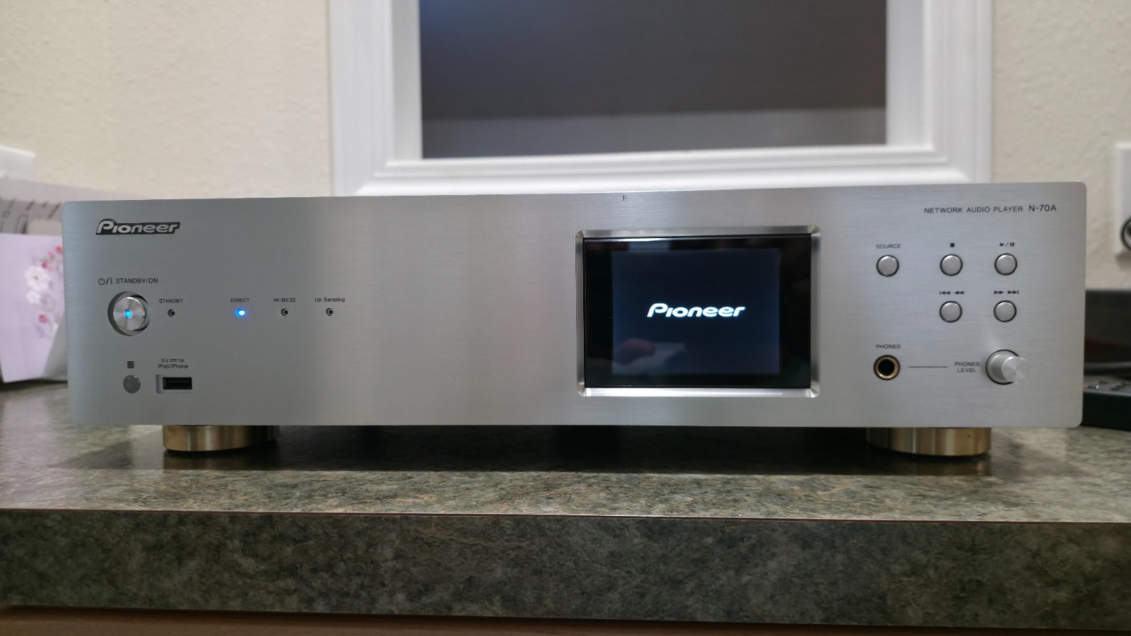 Pioneer N-70A Network Audio Player Good Condition Dual ESS Sabre DAC Balanced