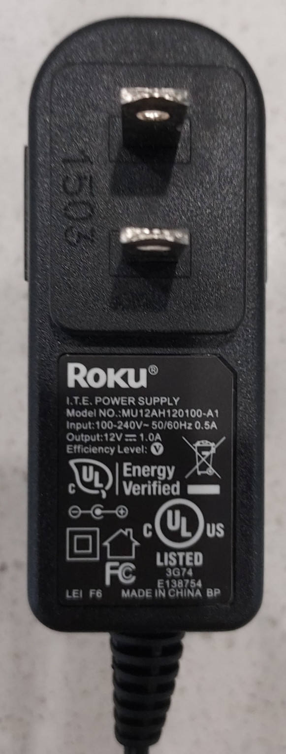 Roku 2 4210X Streaming Media Player w/Remote Power HDMI Ethernet Tested