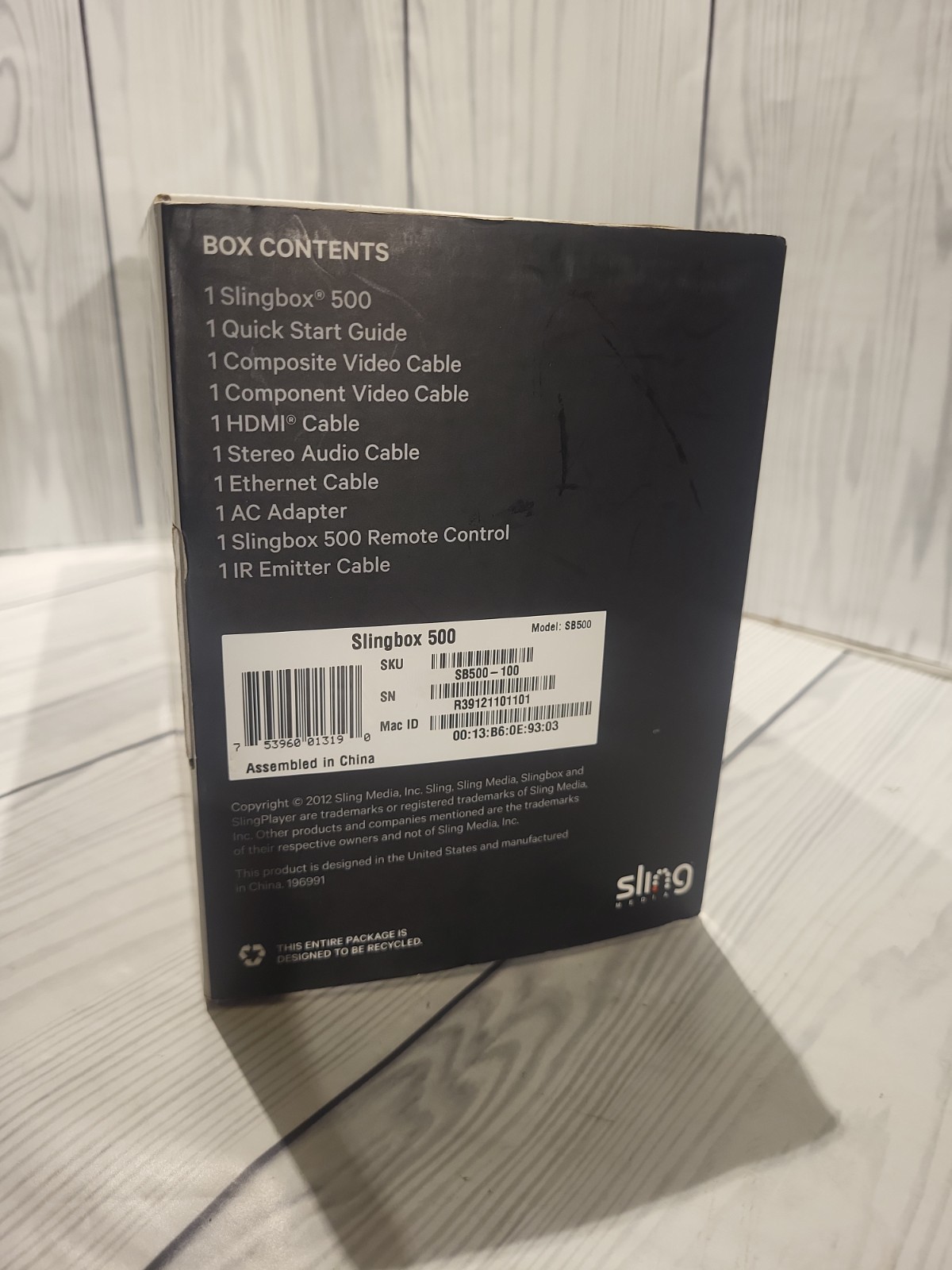 Sling Media Slingbox 500 Digital Media Streamer SB500 – New in Box