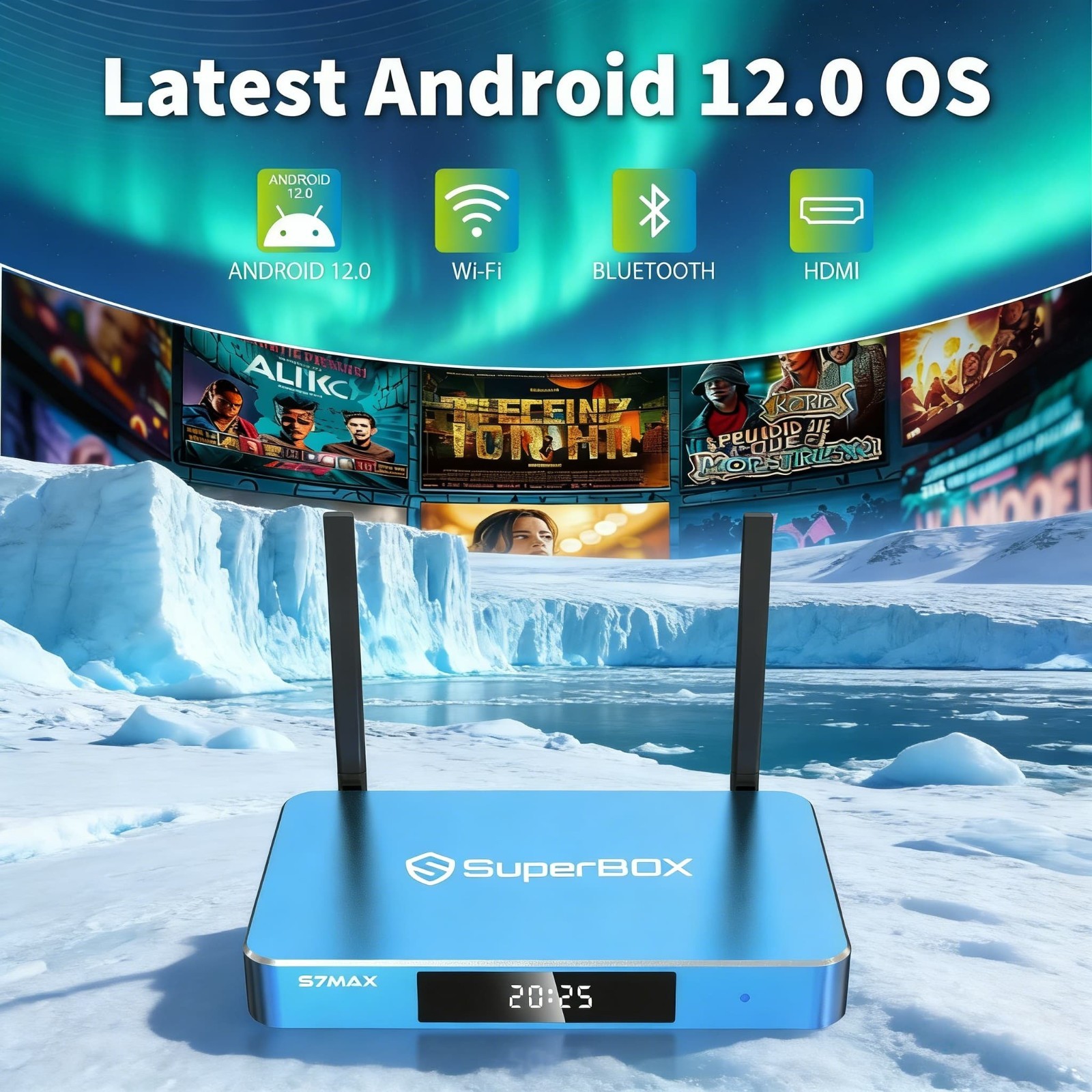 SUPERBOX S7 MAX 6K ANDROID TV BOX | WIFI 6 | USB-C | AUTHORIZED DEALER