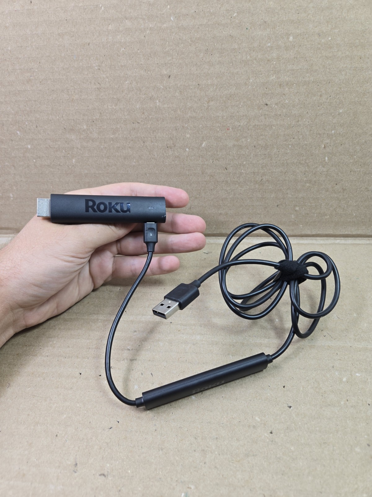 Roku Streaming Stick (3810X) 4K Streaming Media Player NO REMOTE Used Tested