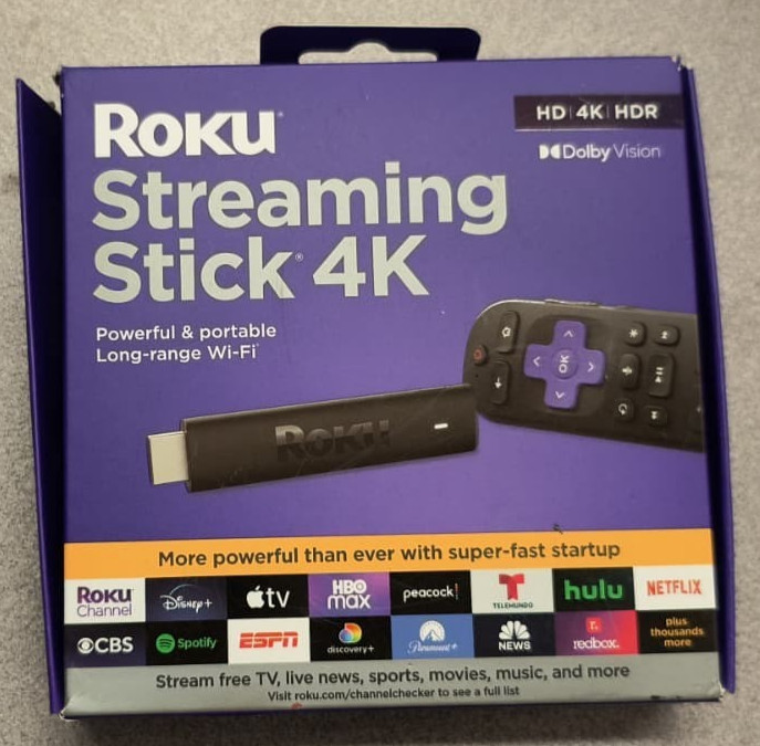 Roku Streaming Stick 4K 3820 HDR Media Streamer – New , X1