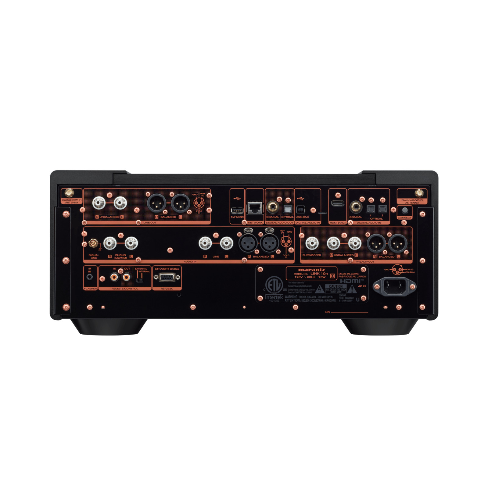 Marantz LINK 10n Reference Network Audio Player / Preamplifier with HEOS – Black