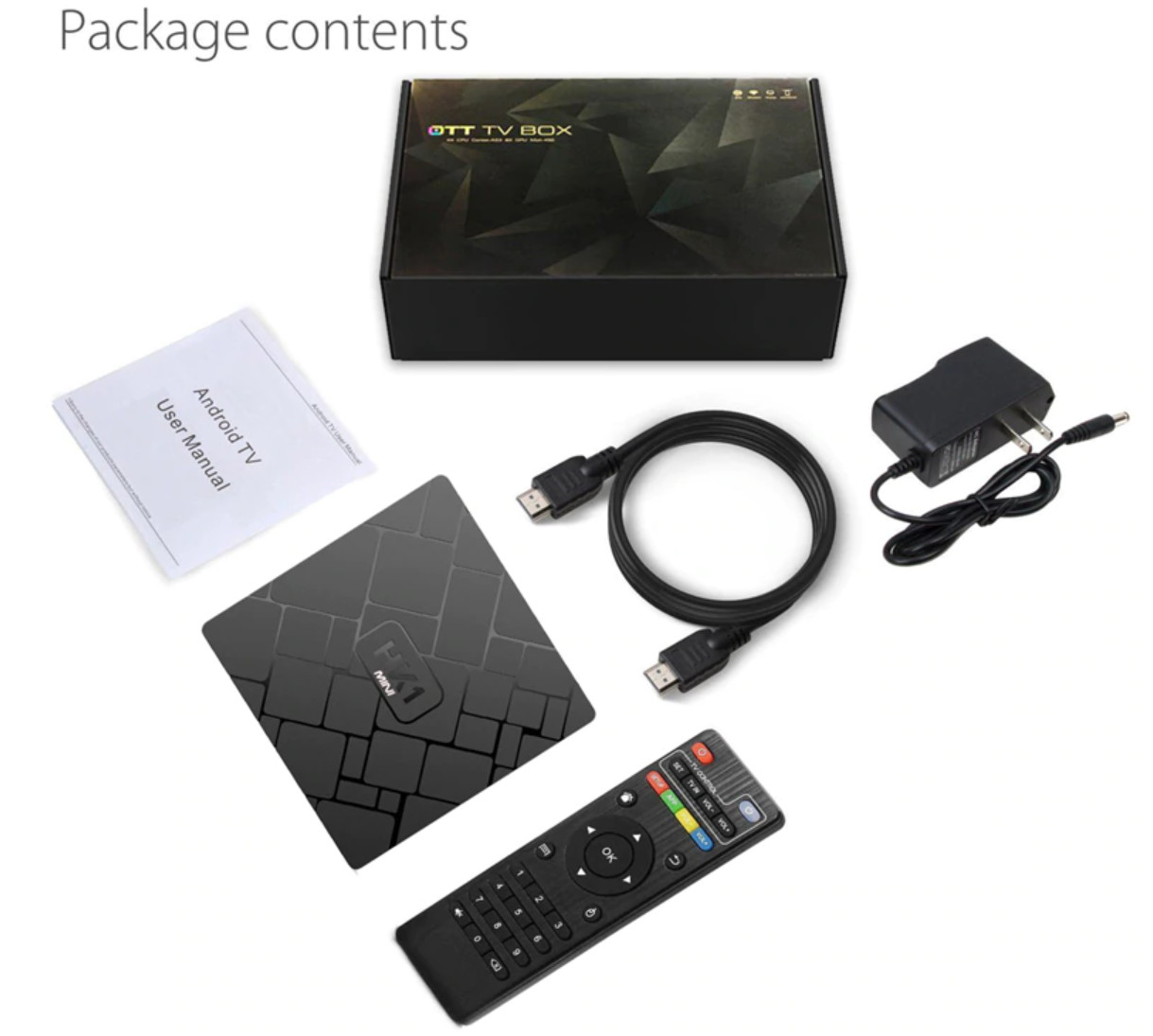 TV Box HK1 Mini (2 GB RAM & 16 GB ROM) 4K HD (Android 8.1)