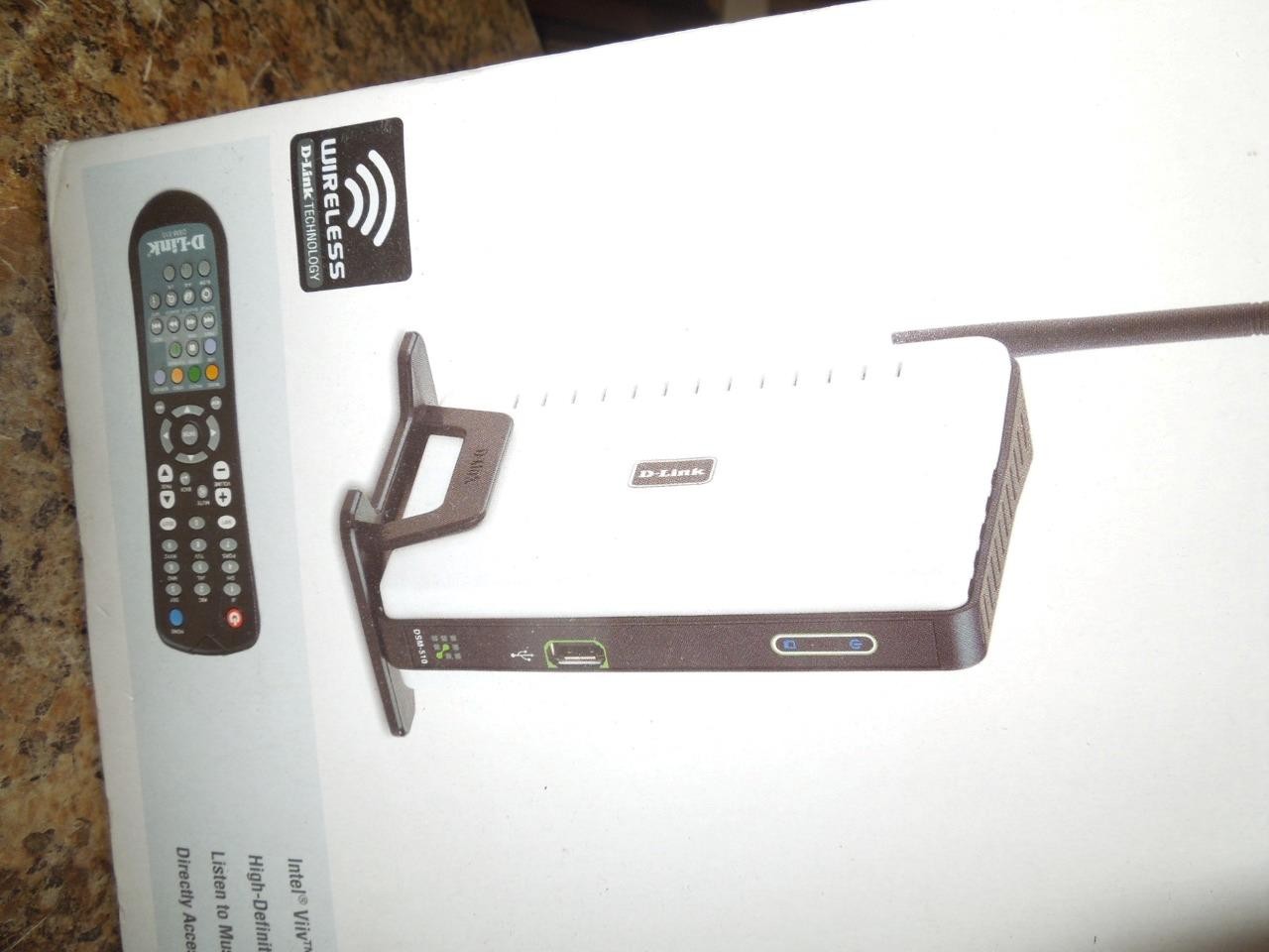 New D-Link Media Lounge High Definition Media Player Model DSM-510
