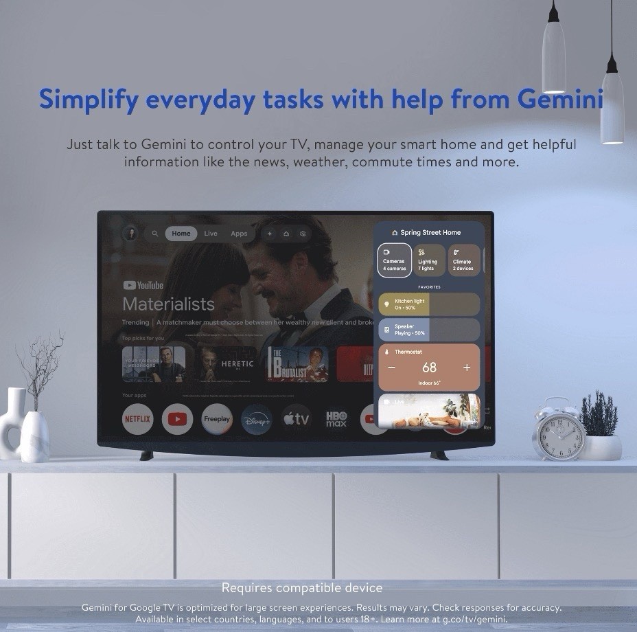 onn 4K Streaming Device, Google TV with Gemini (NEW 2026 Model) – Fast Streaming