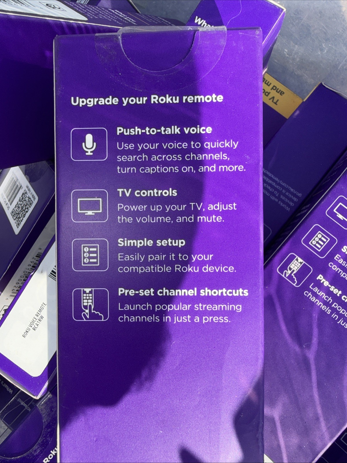 New Roku Voice Remote With TV Controls RCA1RW new