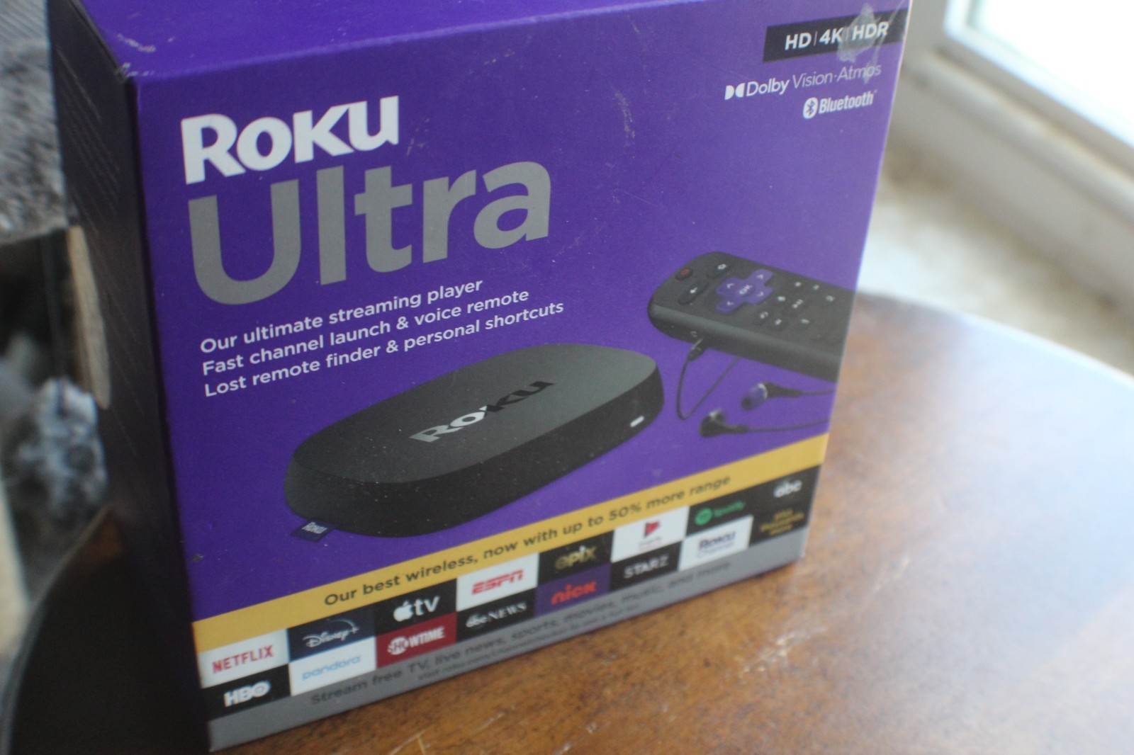Roku Ultra Box with Remote Included Voice Controls