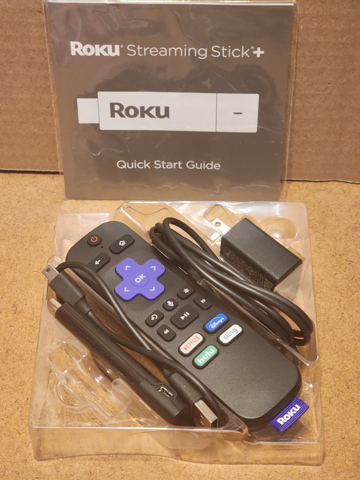Roku Streaming Stick Plus 3810R – 4K Streaming Media Player with Voice Remote