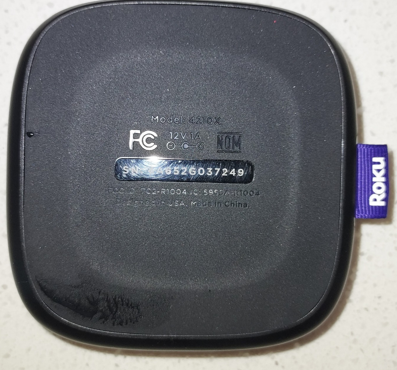 Roku 2 4210X Streaming Media Player w/Remote Power HDMI Ethernet Tested