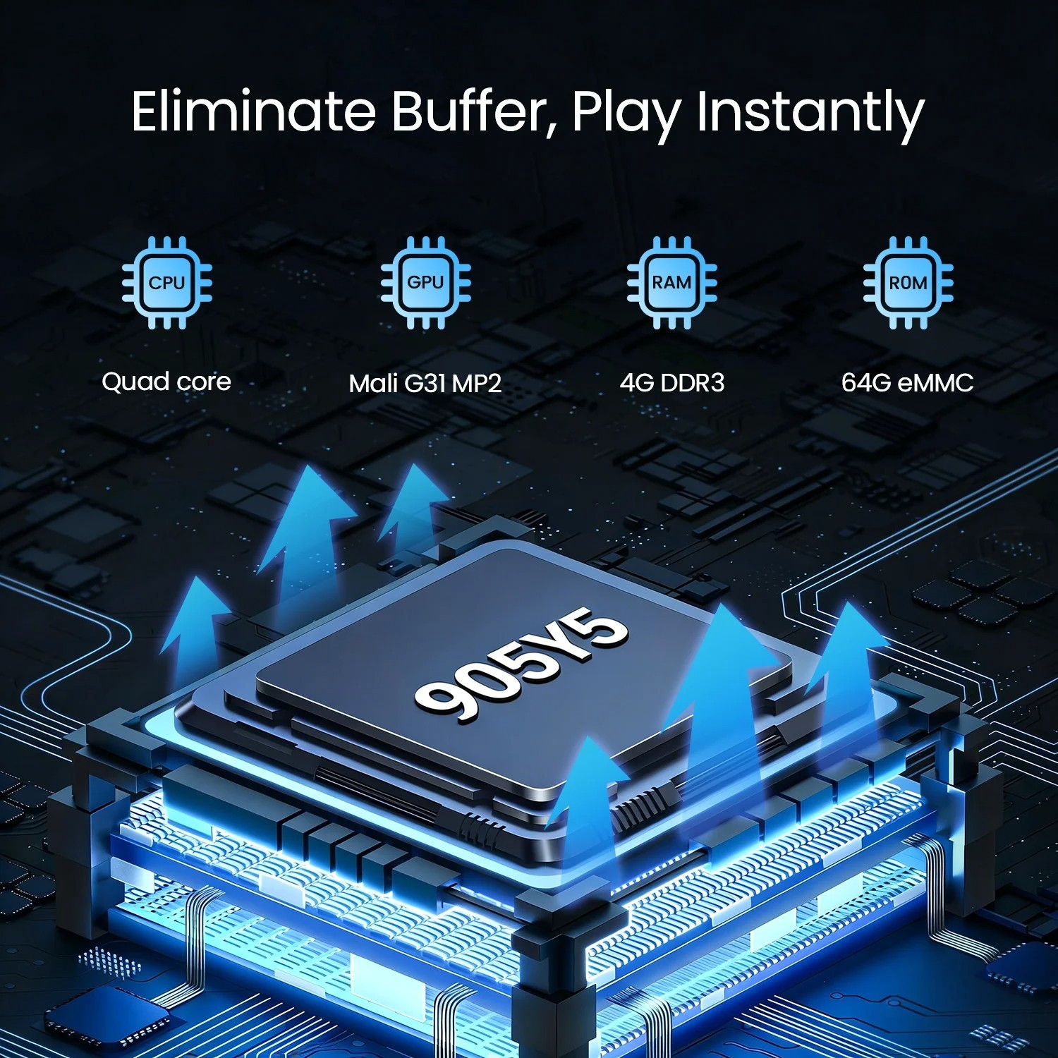 vseeBox V6 Plus Android TV Box Authorized Dealer Free backlit keyboard FAST SHIP