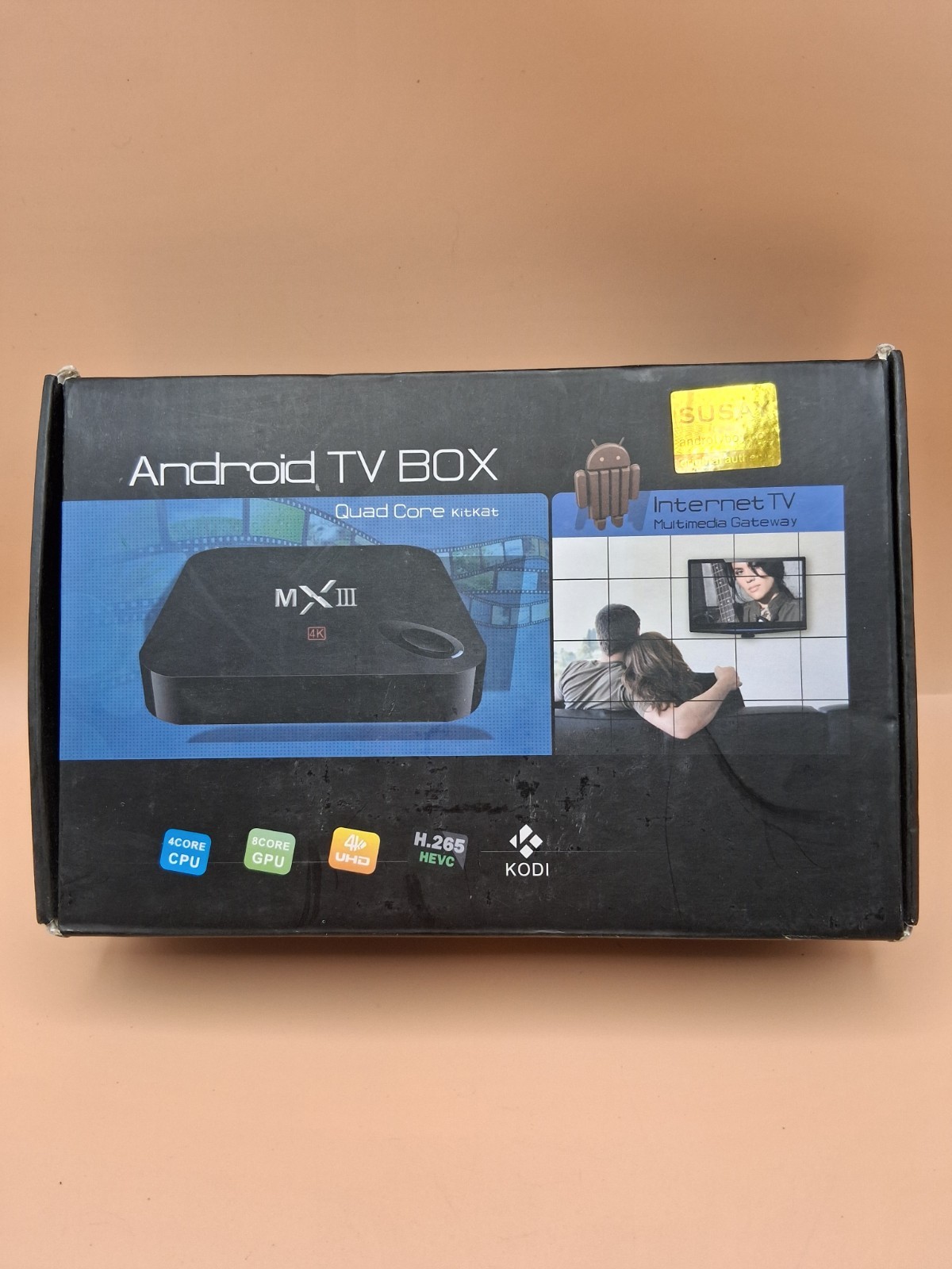MX III Android Smart TV Box 4K HD WiFi