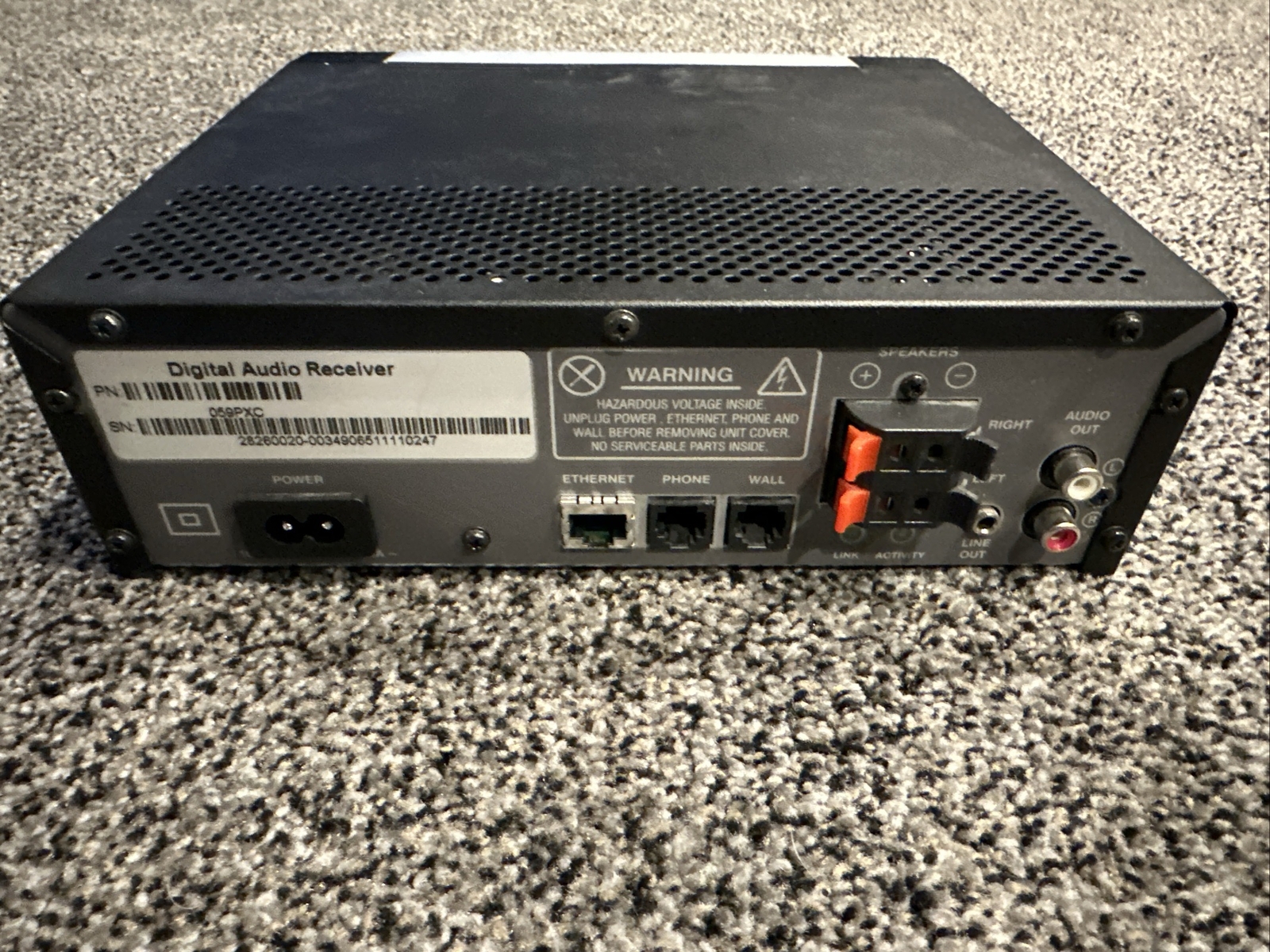 Sonic Blue Digital Audio Receiver Dell Rio Empeg Home Audio w Amplifier