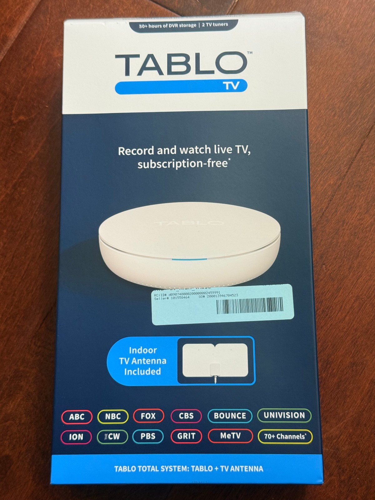 TABLO TV 2-Tuners 50hrs DVR Storage With Antenna TF1282B