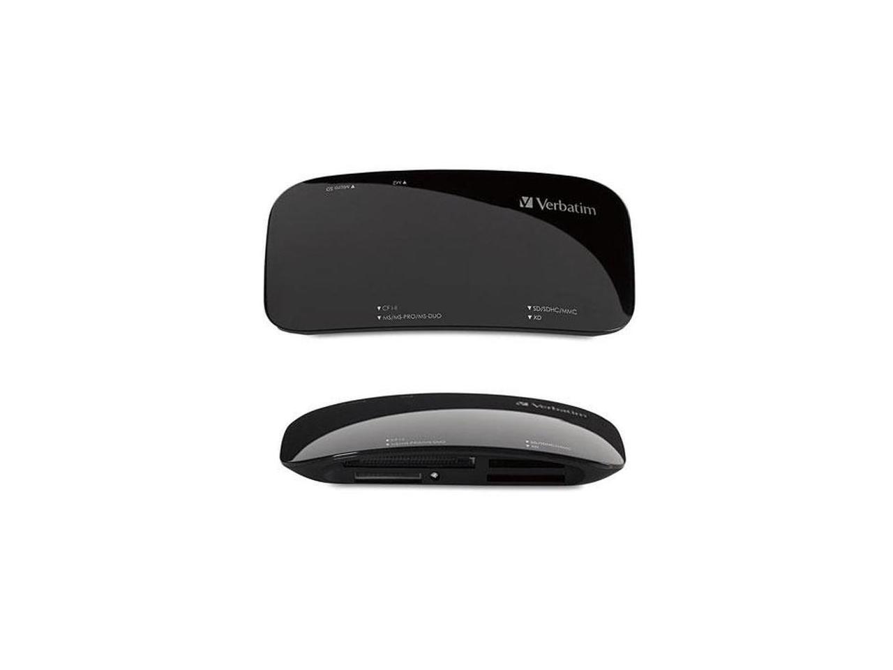 Verbatim Universal Card Reader, USB 2.0 – Black – USB 2.0 – Black