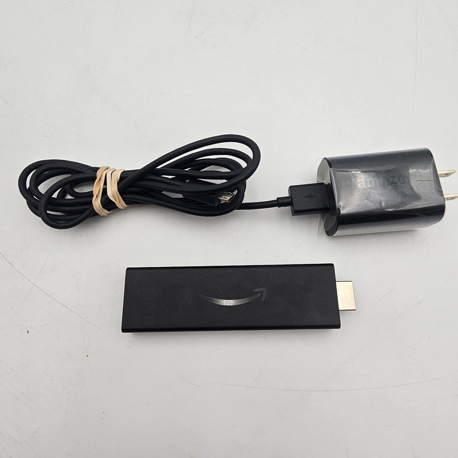 Amazon Fire TV Stick 4K Streaming Media Player E9L29Y Black with Power Adapter