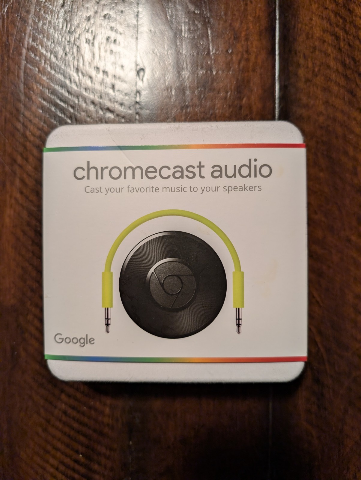 Google Chromecast Audio RUX-J42 SEALED Hi-Res WiFi Streamer Discontinued NEW
