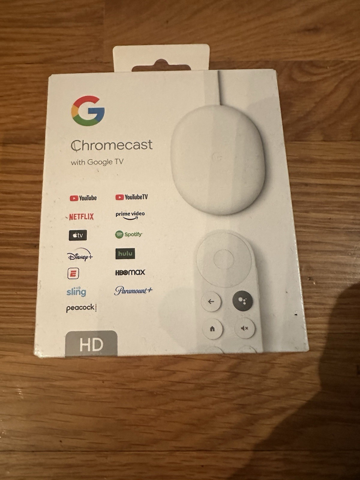 Google Chromecast with Google TV HD White GA03131-US